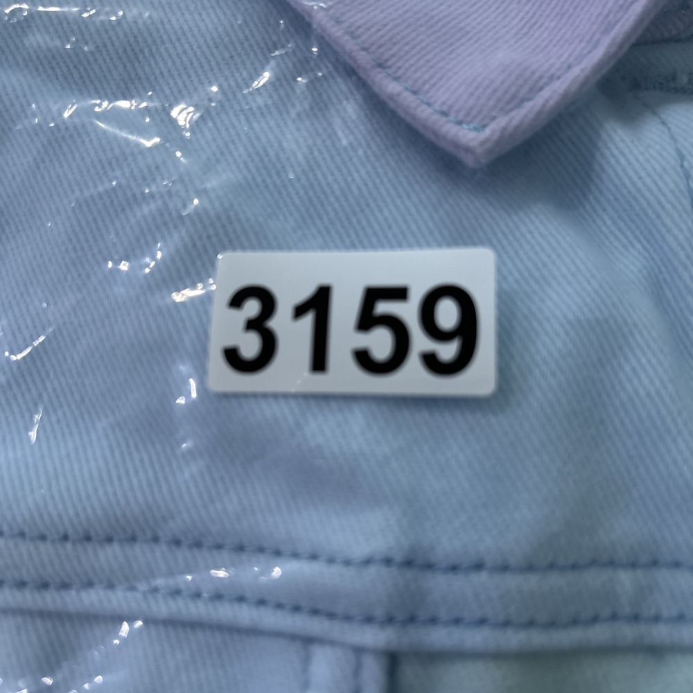 Disney Parks Hello Universe Stitch Button Up Denim Jacket Adult 1X Pastel NWT - Picture 9 of 9